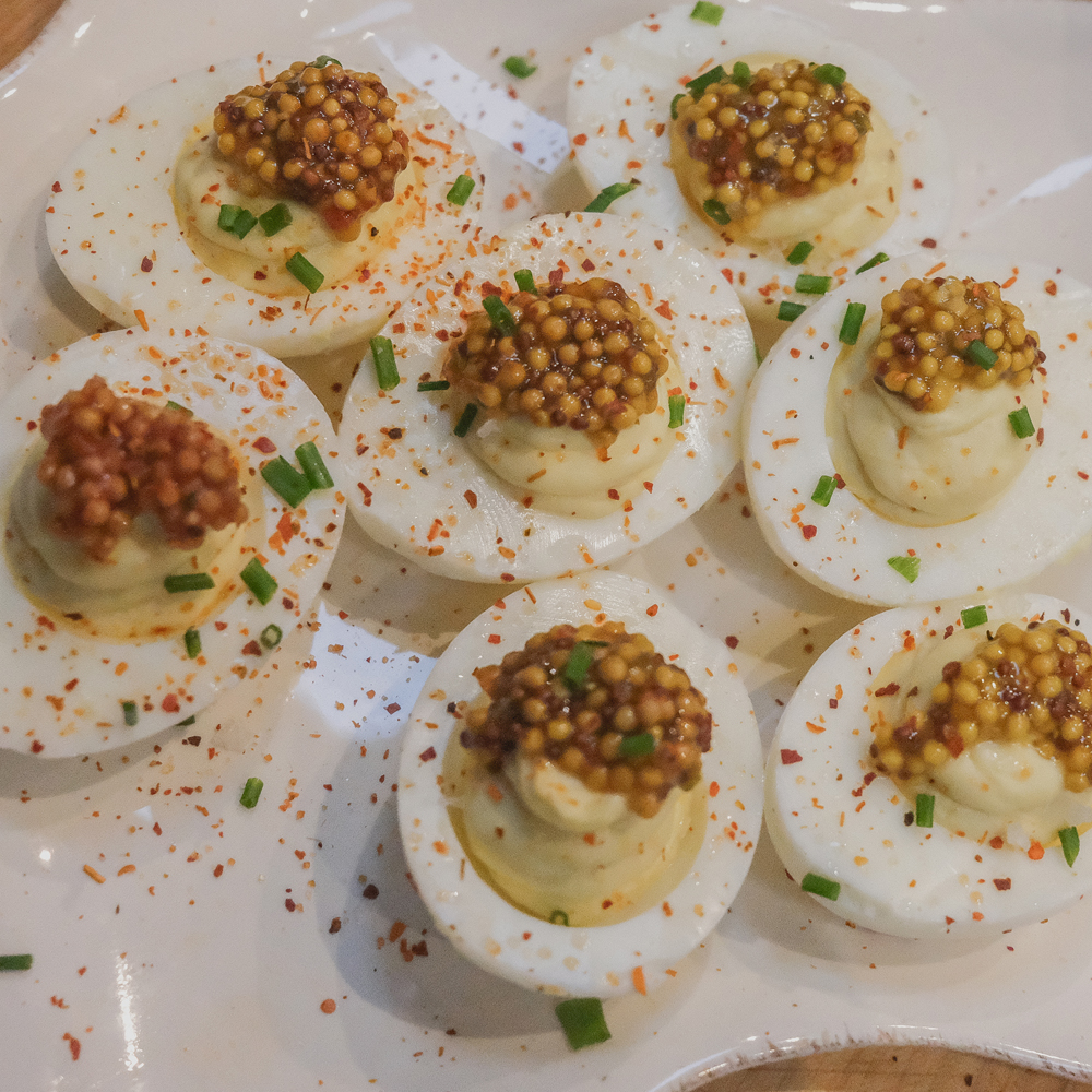 Deviled Eggs with POP Mustard