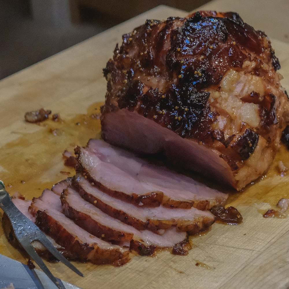 Glazed Ham with POP Mustard - POP Mustards